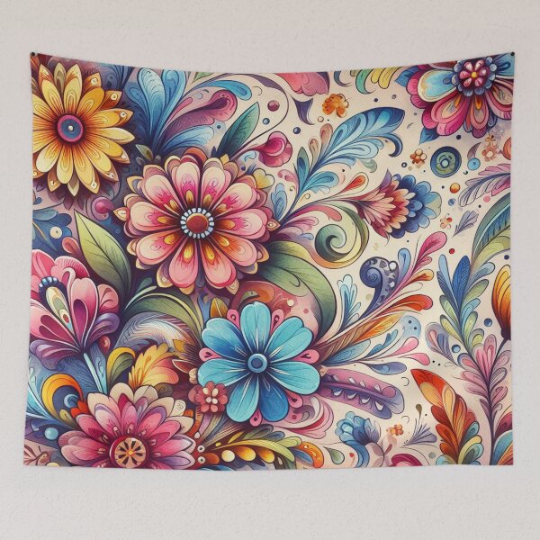 Item preview, Retro Spring Flowers designed and sold by HarmonyandSage.