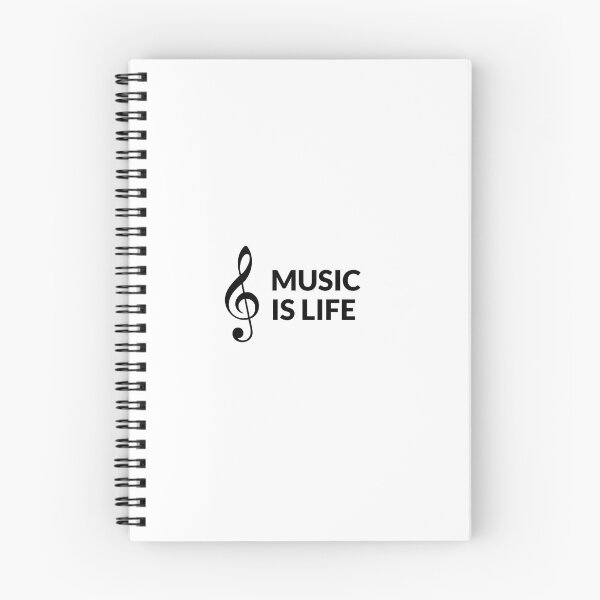 Item preview, Music Lovers - music is life treble clef designed and sold by Inspirationmotivation.