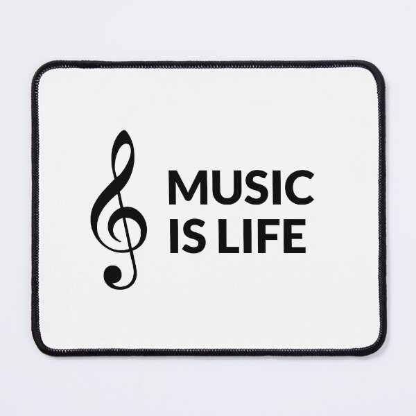 Item preview, Music Lovers - music is life treble clef designed and sold by Inspirationmotivation.