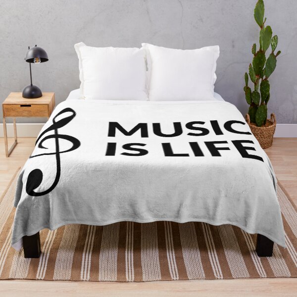Item preview, Music Lovers - music is life treble clef designed and sold by Inspirationmotivation.