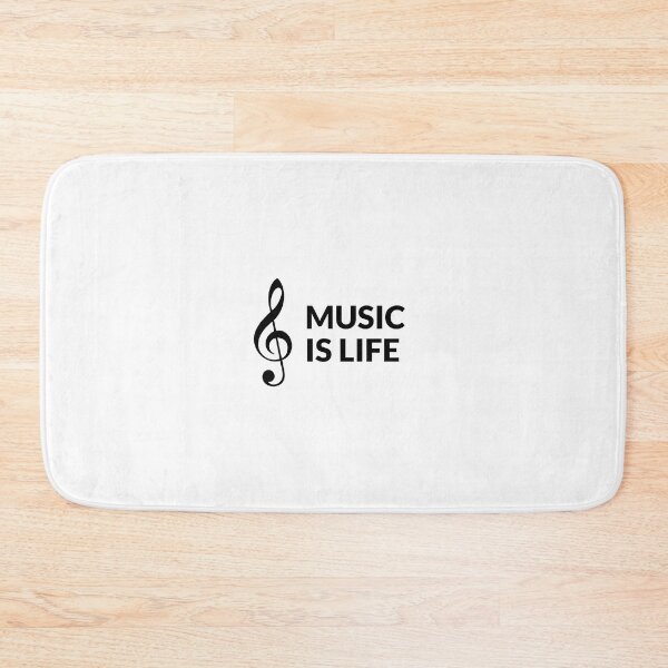 Item preview, Music Lovers - music is life treble clef designed and sold by Inspirationmotivation.