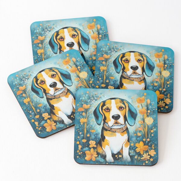 Item preview, A beagle dog in a mysterious forest. designed and sold by Natalia-Vlad.