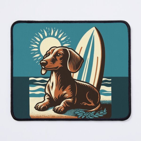 Item preview, Surf's Up for this Dachshund designed and sold by Clark Manor.