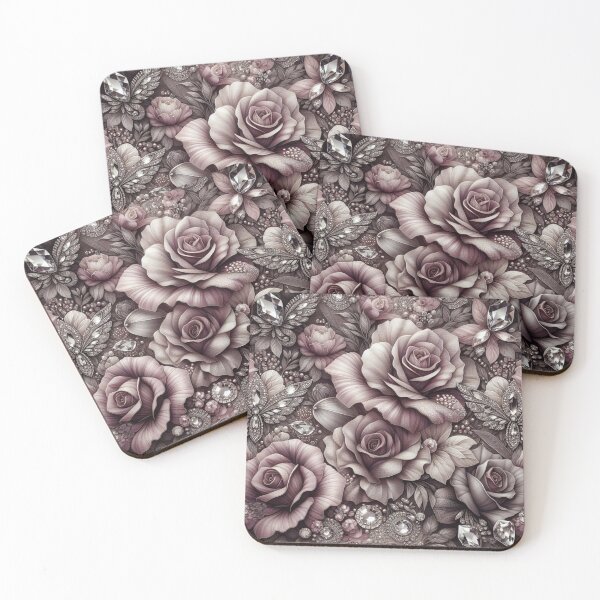 Item preview, Dusty Mauve Jewels & Roses designed and sold by DesignsByPrnces.