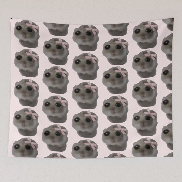 Item preview, sad hamster with big eyes designed and sold by kyb3ka.
