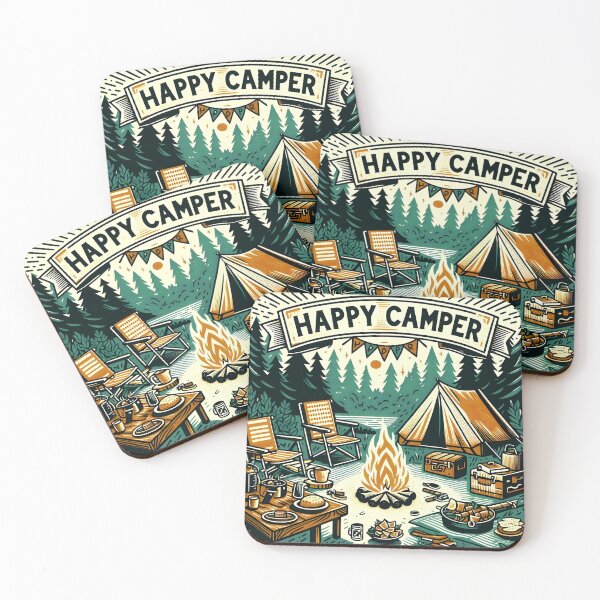 Item preview, Happy camper designed and sold by brigante13.