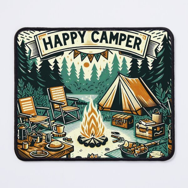 Item preview, Happy camper designed and sold by brigante13.