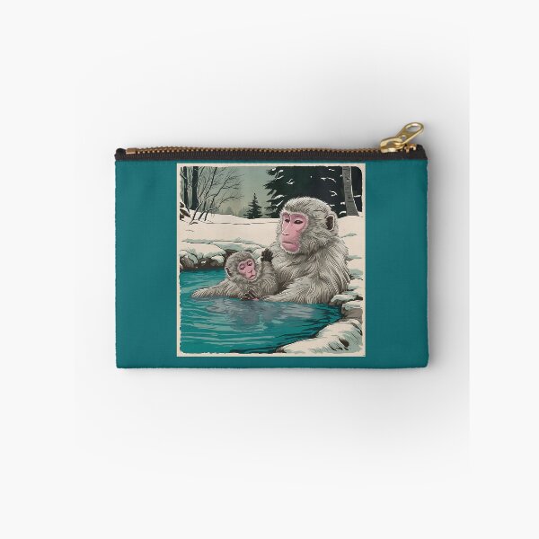 Item preview, Japanese Snow Monkeys Bathing in Hot Springs designed and sold by Mariana Piana.