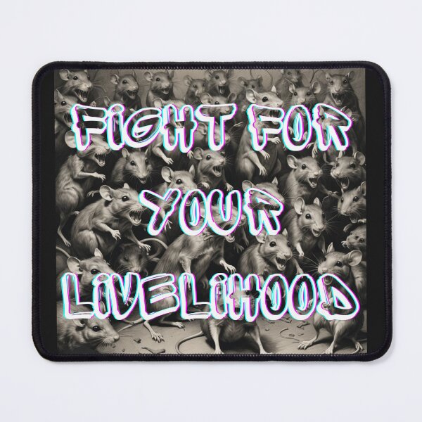 Item preview, Fight for your livelihood, rats! (ttrpg inside joke) designed and sold by Sibling-Revelry.