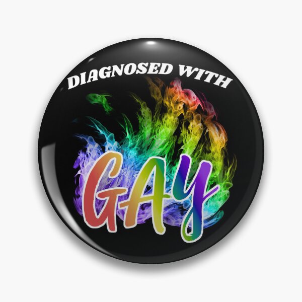 Item preview, Diagnosed With Gay designed and sold by Noblejanobii.