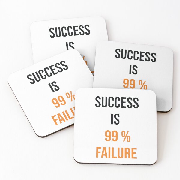 Item preview, SUCCESS IS 99 PERCENT FAILURE designed and sold by thewolf988.