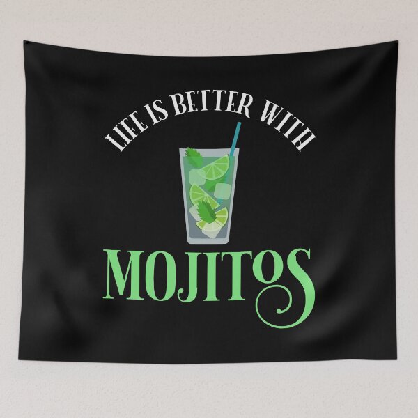 Item preview, Life Is Better With Mojitos designed and sold by Cat Lady Designs.