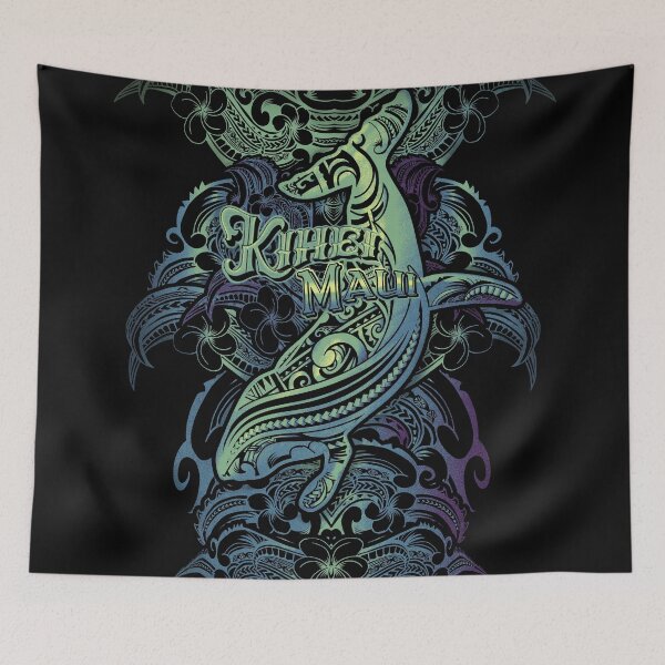 Item preview, Kihei Maui Tribal Humpback Whale Shirt Design 004 designed and sold by sunnthreads.