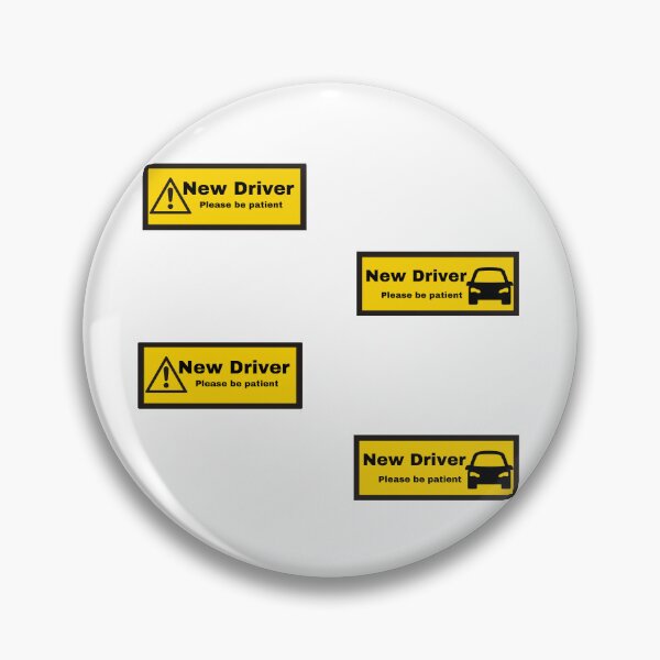 Item preview, New Driver | 4 pcs Sticker bundle pack| Please be patient  designed and sold by SeaNympth.