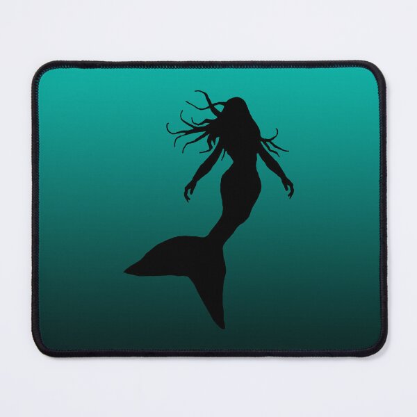 Item preview, Mermaid Silhouette in Water Under the Sea Art 1 of 4 designed and sold by Beachy.