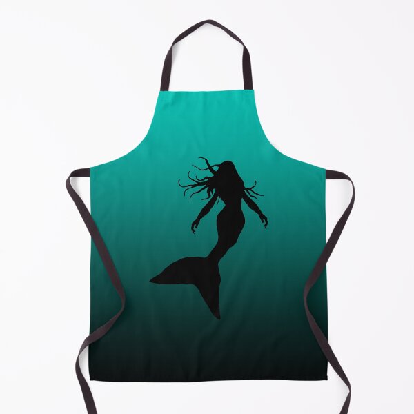 Item preview, Mermaid Silhouette in Water Under the Sea Art 1 of 4 designed and sold by Beachy.