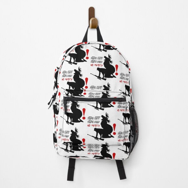Item preview, Moose Revenge; Strike First; No Mercy; designed and sold by StickerApe.