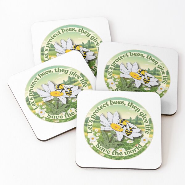 Item preview, Let's protect bees designed and sold by ZimnyDran.