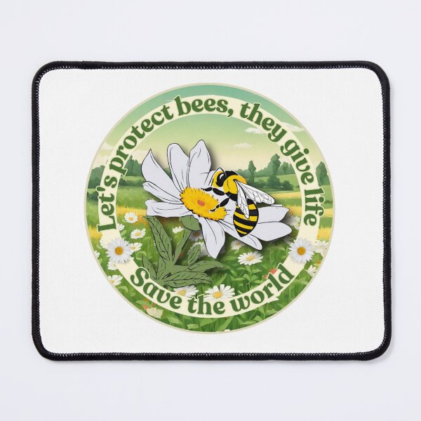 Item preview, Let's protect bees designed and sold by ZimnyDran.