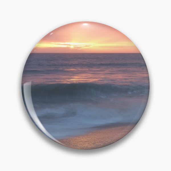 Item preview, Tranquil waves at sunset designed and sold by AngeloDeVal.