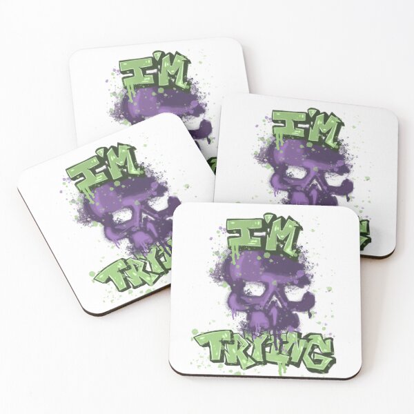 Item preview, Graffiti artwork skull I’m trying  designed and sold by IzzyKiraArt.