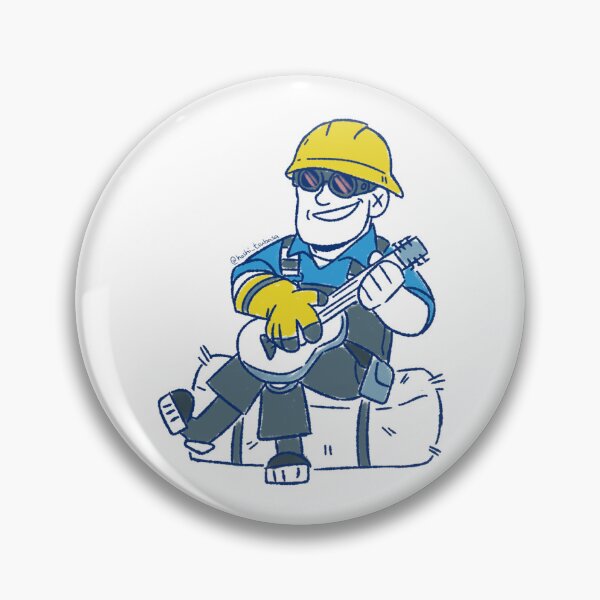 Item preview, Scribble Fortress 2 - BLU Engie designed and sold by hoshitsubasa.