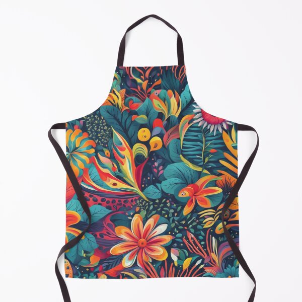 Item preview, Abstract Colorful Tropical Flowers designed and sold by calibrit.