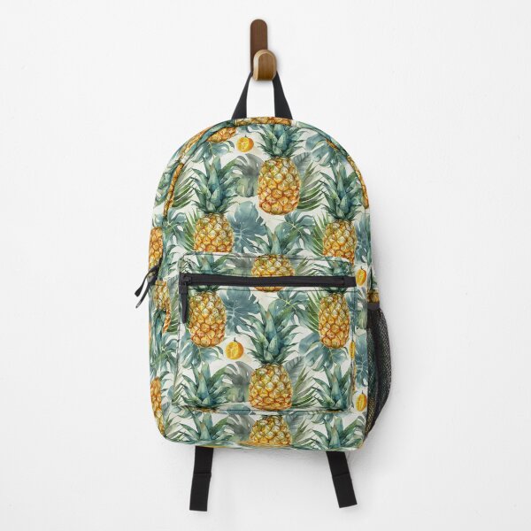 Item preview, Tropical Pineapples Palm Leaves Greenery designed and sold by CarpanaBay.