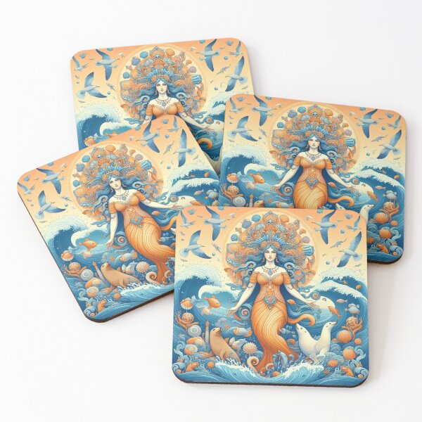 Item preview, Golden Sea Goddess designed and sold by Feathers51.