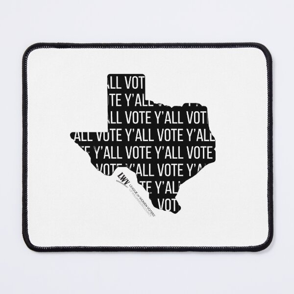 Item preview, Vote Y'all Texas shape designed and sold by Lwvwilco.