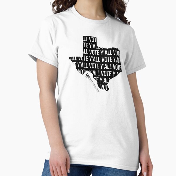 Vote Y'all Texas shape Classic T-Shirt