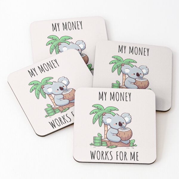 Item preview, Passive Income Koala designed and sold by LemuellTrends.