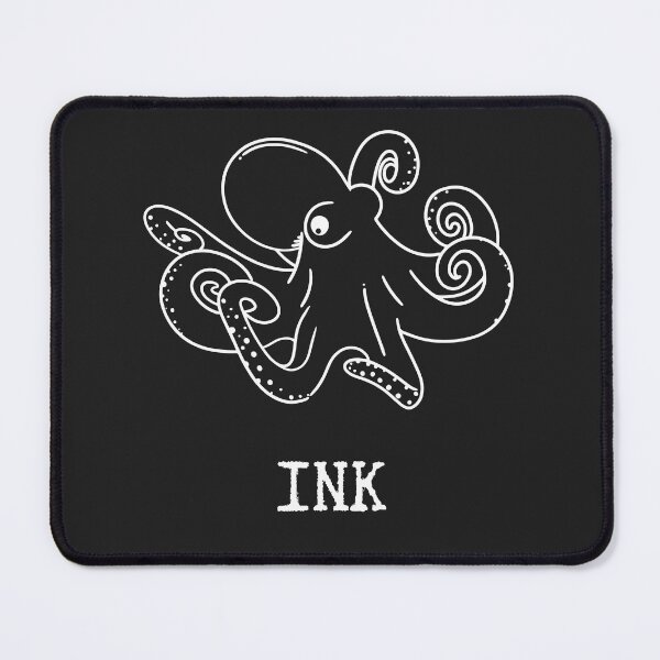 Item preview, ink octopus sketch designed and sold by Shadyfruit.