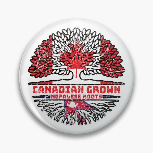 Item preview, Nepal Nepalese Canadian Canada Tree Roots Flag designed and sold by FlagX.