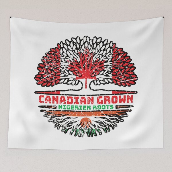 Item preview, Niger Nigerien Canadian Canada Tree Roots Flag designed and sold by FlagX.