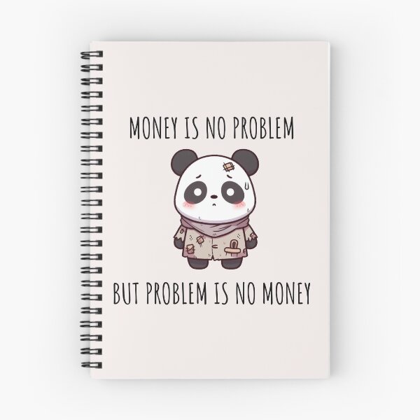 Item preview, No Money Panda designed and sold by LemuellTrends.