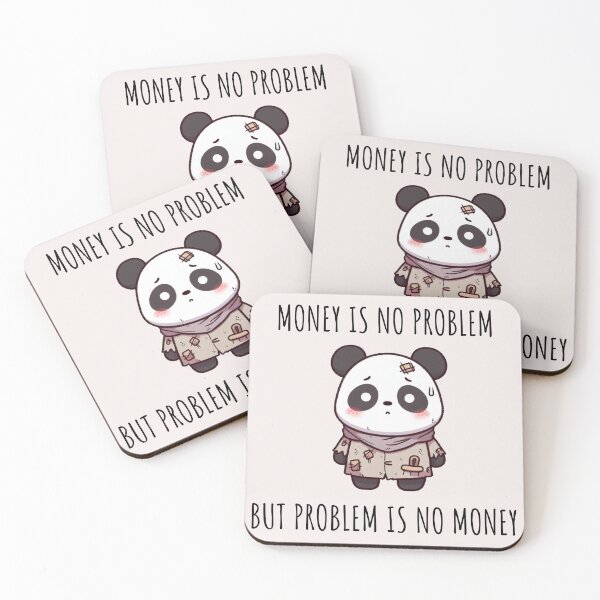 Item preview, No Money Panda designed and sold by LemuellTrends.