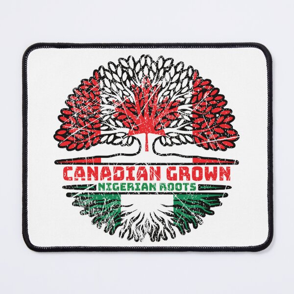 Item preview, Nigeria Nigerian Canadian Canada Tree Roots Flag designed and sold by FlagX.