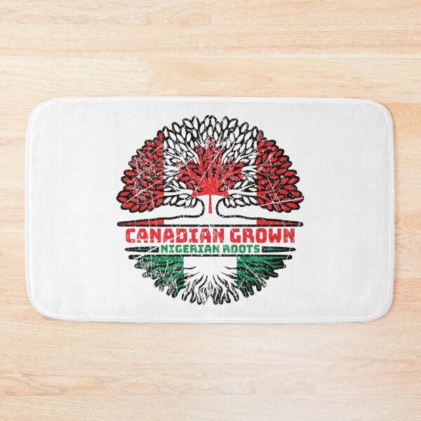 Item preview, Nigeria Nigerian Canadian Canada Tree Roots Flag designed and sold by FlagX.