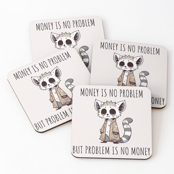 Item preview, No Money Lemur designed and sold by LemuellTrends.