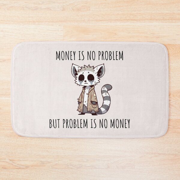 Item preview, No Money Lemur designed and sold by LemuellTrends.