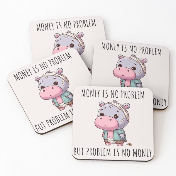Item preview, No Money Hippo designed and sold by LemuellTrends.