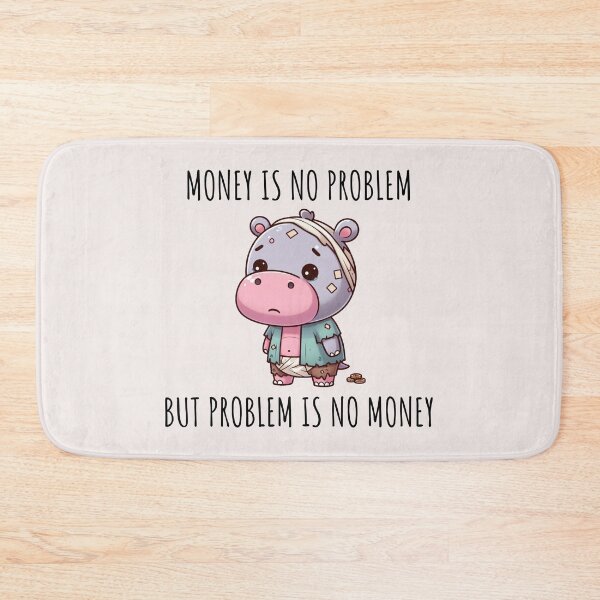 Item preview, No Money Hippo designed and sold by LemuellTrends.