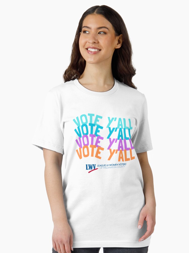 Thumbnail 2 of 7, Essential T-Shirt, Vote Y'all Four Colors designed and sold by Lwvwilco.