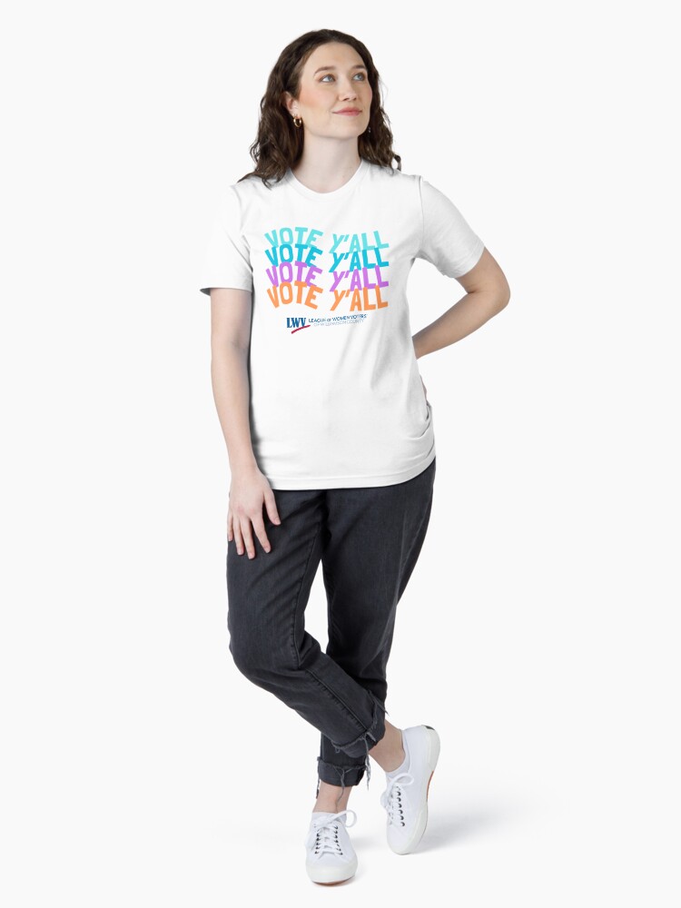 Thumbnail 4 of 7, Essential T-Shirt, Vote Y'all Four Colors designed and sold by Lwvwilco.