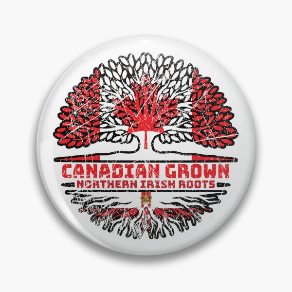 Item preview, Northern Ireland Northern Irish Canadian Canada Tree Roots Flag designed and sold by FlagX.