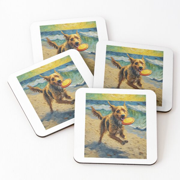 Item preview, "Beachside Frisbee Fun" designed and sold by Artisticanvas.