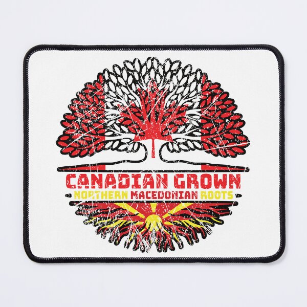 Item preview, Northern Macedonia Northern Macedonian Canadian Canada Tree Roots Flag designed and sold by FlagX.