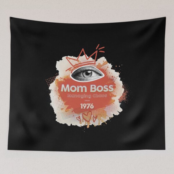 Item preview, Mom Boss: Managing Chaos Since 1976 designed and sold by RedGhostDesign.
