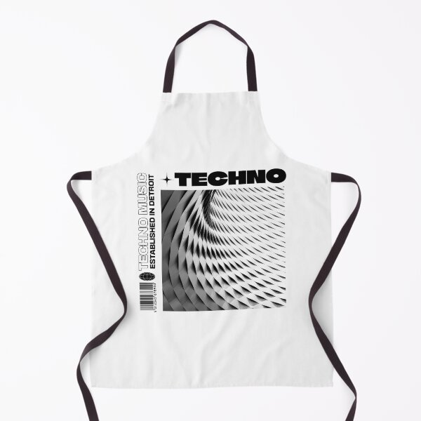 Item preview, TECHNO - Modern Art (Black) designed and sold by Discothreadz.